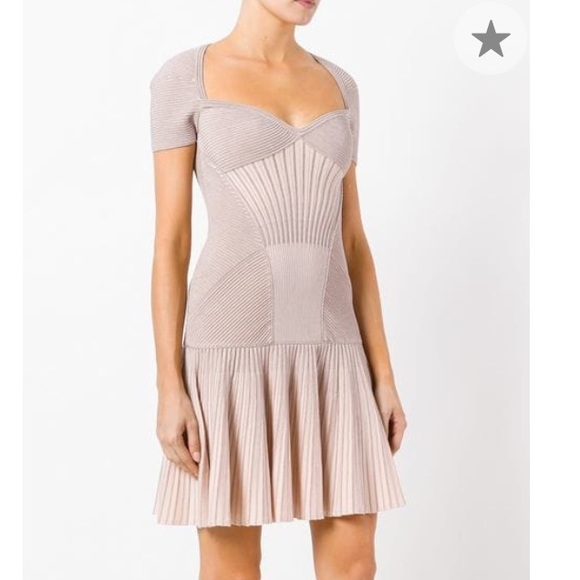 alexander mcqueen corset dress